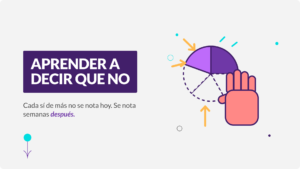 Aprender a decir que no: una torta con porciones recortadas y una mano protegiendo la porción que queda