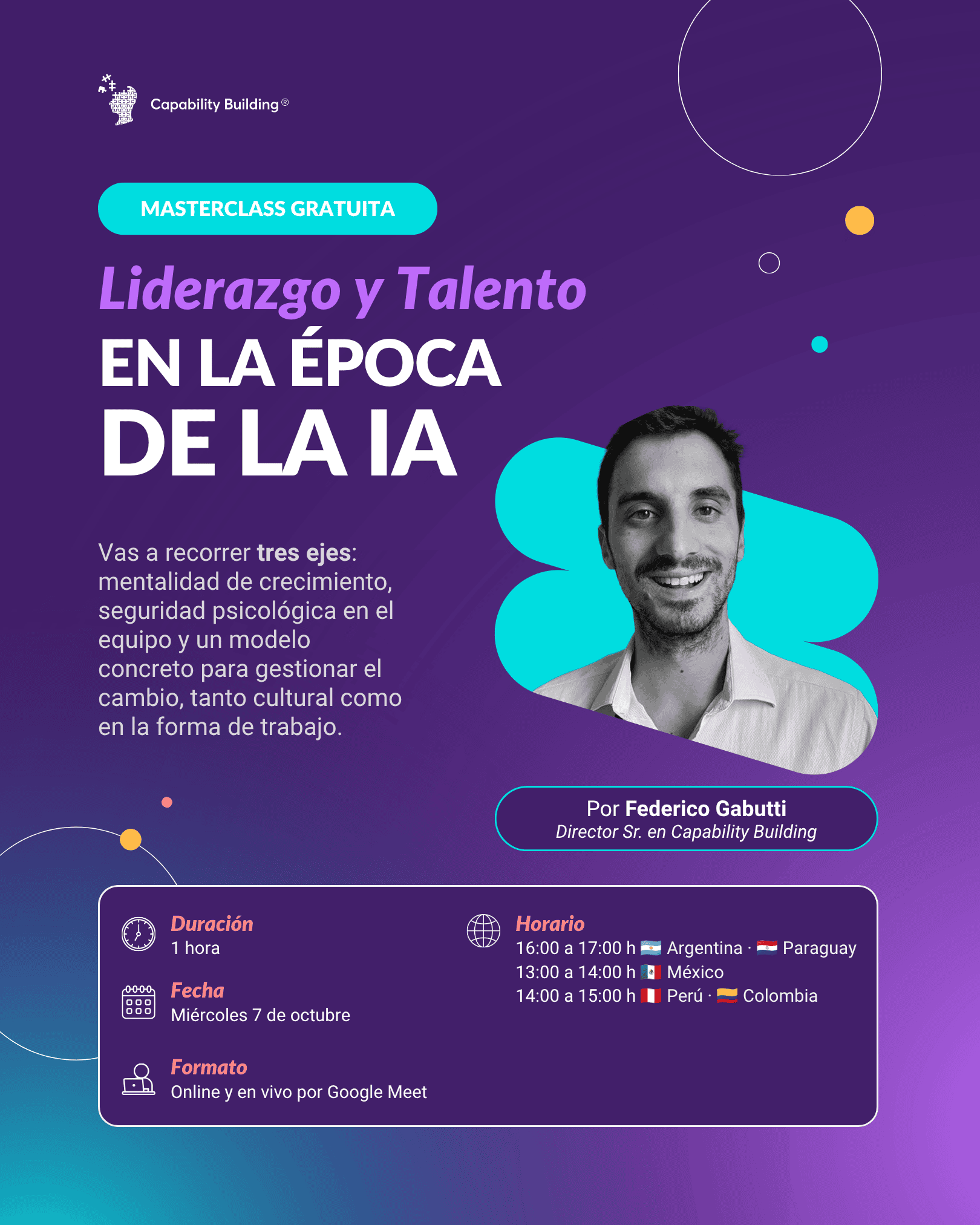 Masterclass de Liderazgo y Talento en la Época de la IA
