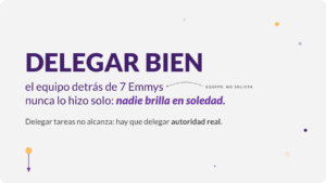 Portada del artículo sobre delegación efectiva