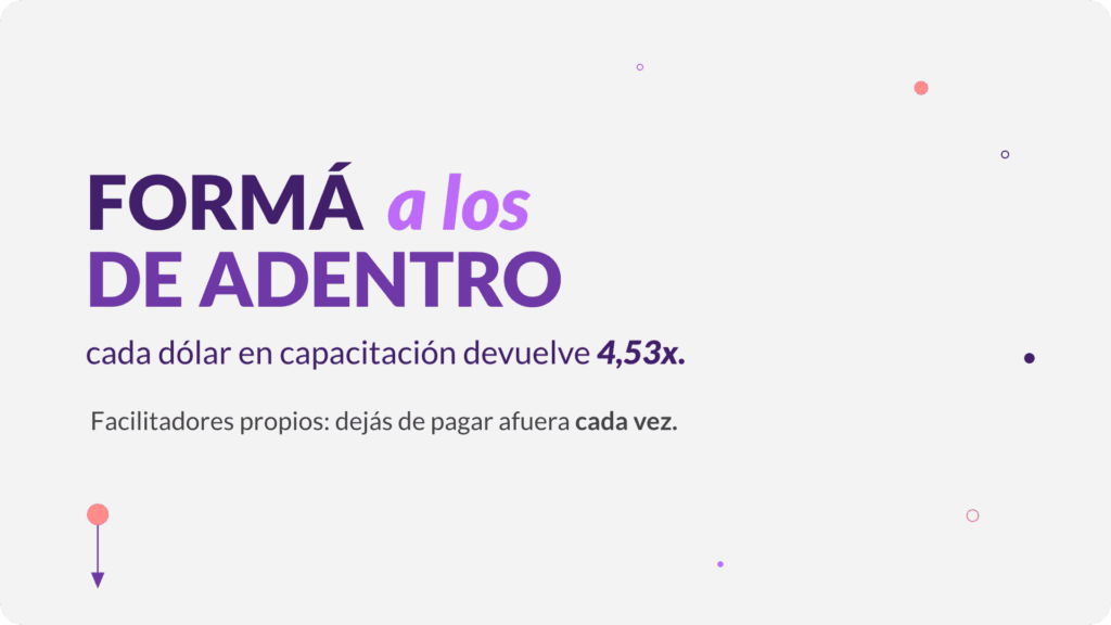 Portada del artículo sobre formar facilitadores internos