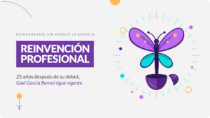 Reinvención profesional: mariposa emergiendo de una crisálida abierta