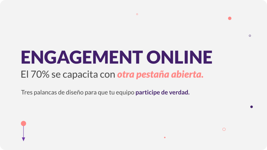 Portada del artículo sobre engagement en capacitaciones online
