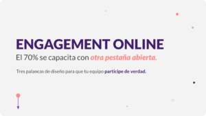 Portada del artículo sobre engagement en capacitaciones online